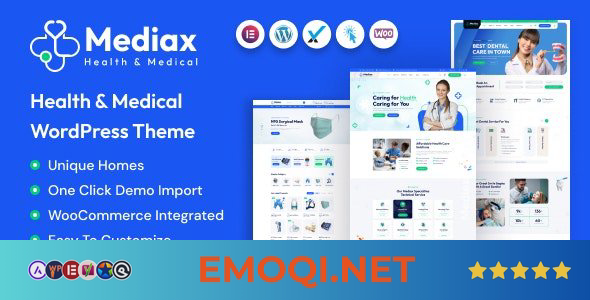 Download Mediax v1.0 – Health & Medical WordPress Theme
